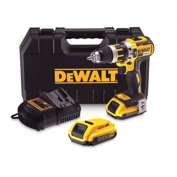 Dewalt DCD737D2 14.4Volt/2.0Ah Li-ion Çift Akülü Kömürsüz Profesyonel