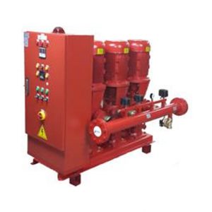 Üç Pompalı Yangın Hidroforları (Test Programlı, Siren-Işık Alarmlı)